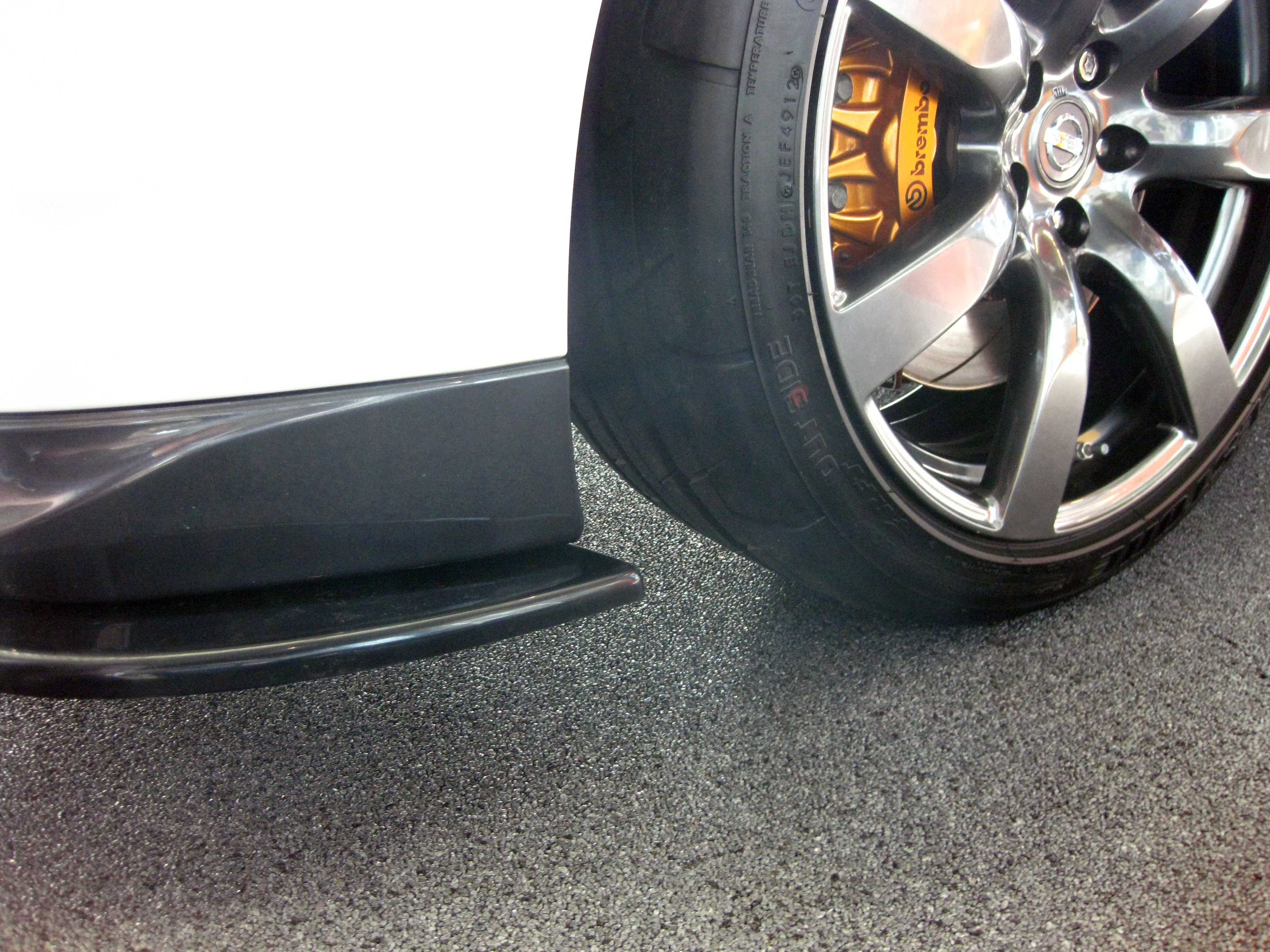 UNIVERSAL FLAT BUMPER SPLITTERS LONG 50CM ABS [SIX] - 3