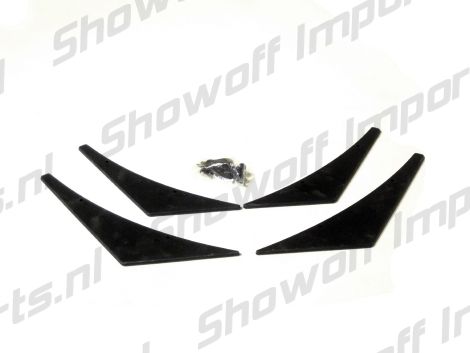 UNIVERSAL CANARDS/WINDSPLITTERS 4-PC ABS [SIX]