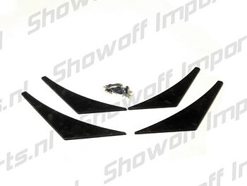 UNIVERSAL CANARDS/WINDSPLITTERS 4-PC ABS [SIX]