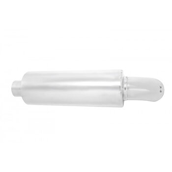 UNIVERSAL REAR MUFFLER MANZO TURNDOWN/DROPDOWN STYLE 2 INCH