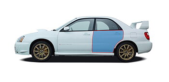 SUBARU IMPREZA WRX/STI 00-07 REAR L DOOR LIGHTWEIGHT FRP