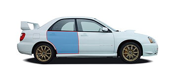 SUBARU IMPREZA WRX/STI 00-07 REAR R DOOR LIGHTWEIGHT FRP