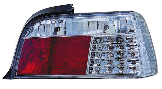 BMW 3 E36 2D 91-98 RED/CLEAR LED TAILLIGHTS