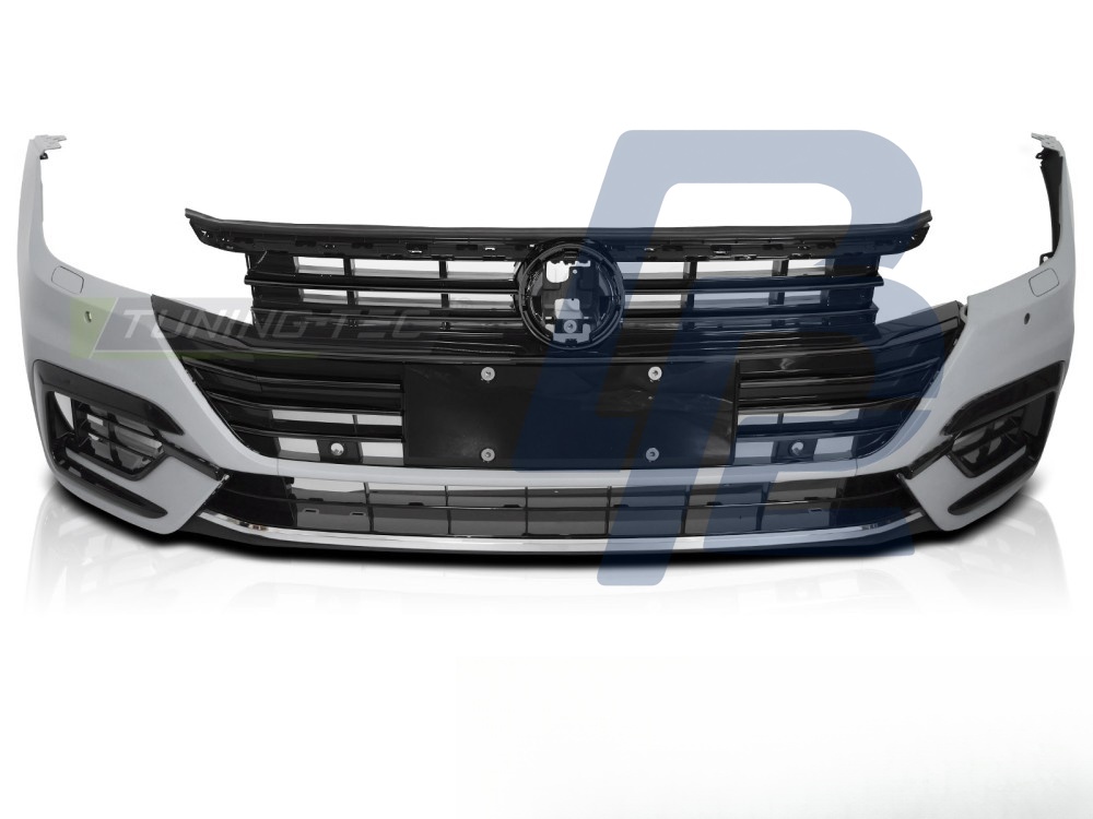 Sport Front Bumper Black for VW Arteon 2017–2020 - 2
