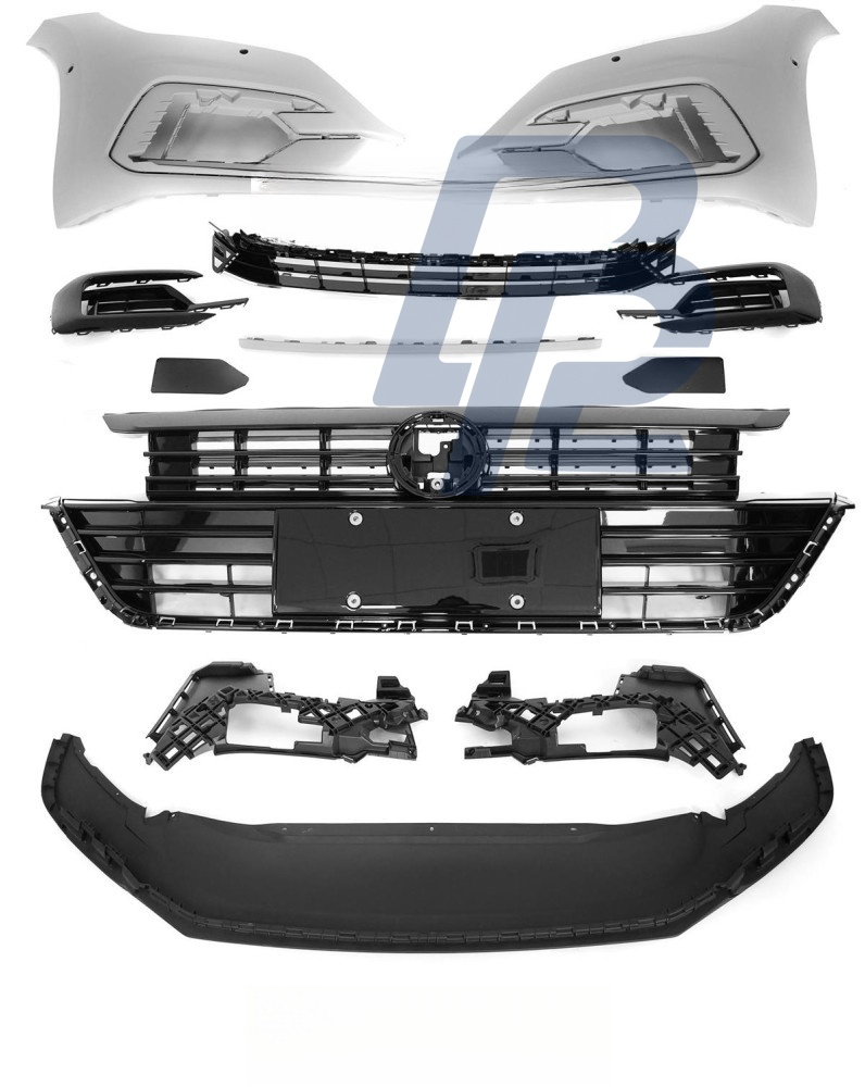 Sport Front Bumper Black for VW Arteon 2017–2020 - 7