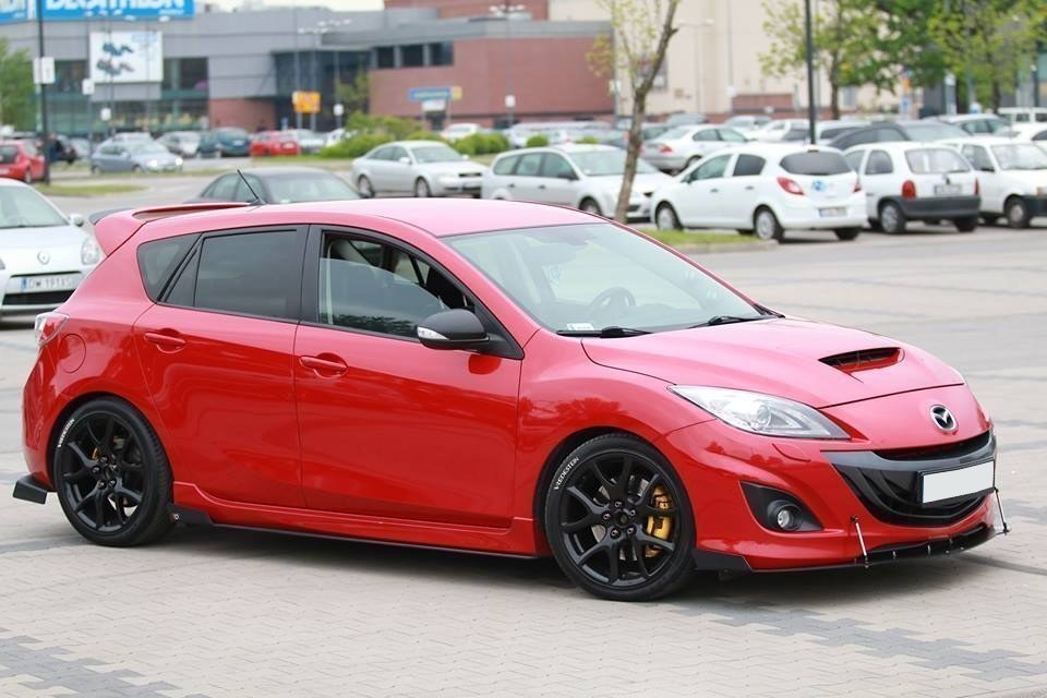 RACING SIDE SKIRTS DIFFUSERS MAZDA 3 MK2 MPS - 4