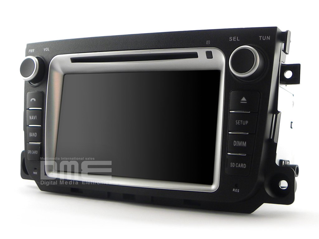 SMART FOR TWO 7" MODELLANPASSAD ANDROID HUVUDENHET - 6