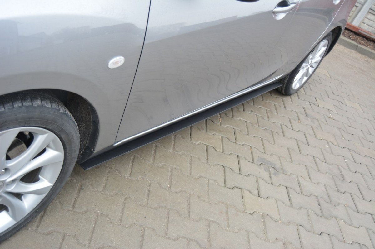 RACING SIDE SKIRTS DIFFUSERS MAZDA 3 MK2 SPORT (PREFACE) - 2