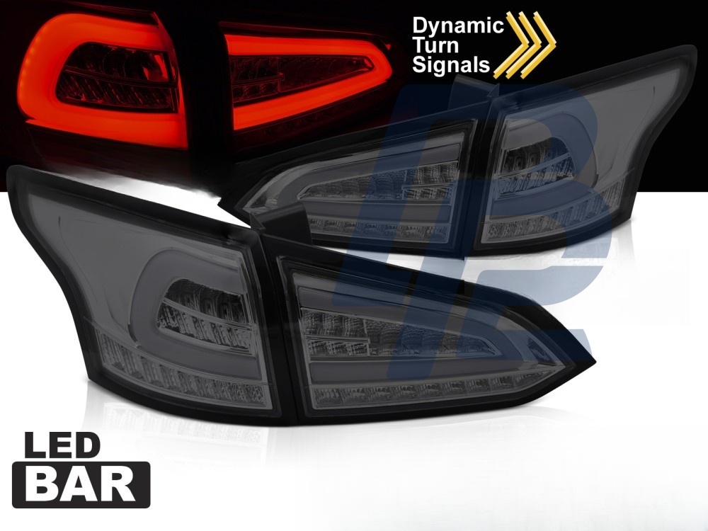 LED Tail Lights Smoked Sequential for Ford Focus Mk 3 SW 2011–2018 - 2