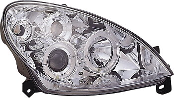 CITROEN XSARA 00+ CHROME ANGELEYE HEADLIGHTS