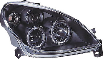 CITROEN XSARA 00+ BLACK ANGELEYE HEADLIGHTS