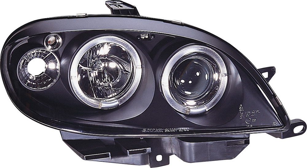 CITROEN SAXO 00+ BLACK ANGELEYE HEADLIGHTS