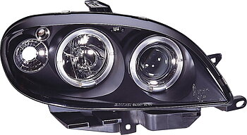 CITROEN SAXO 00+ BLACK ANGELEYE HEADLIGHTS