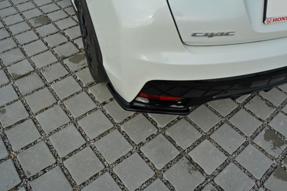 Rear Side Splitters Honda Civic Mk9 Facelift - 5