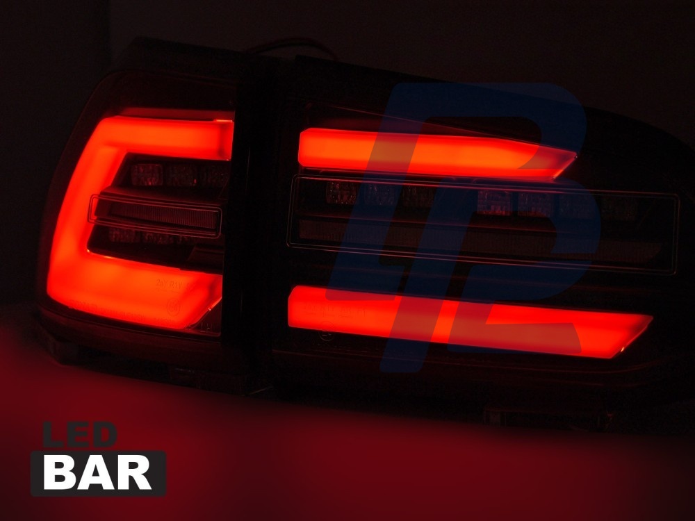 LED Tail Lights Black/Smoked W/Red Sequential for VW Golf 7 2013–2017 SW - 2