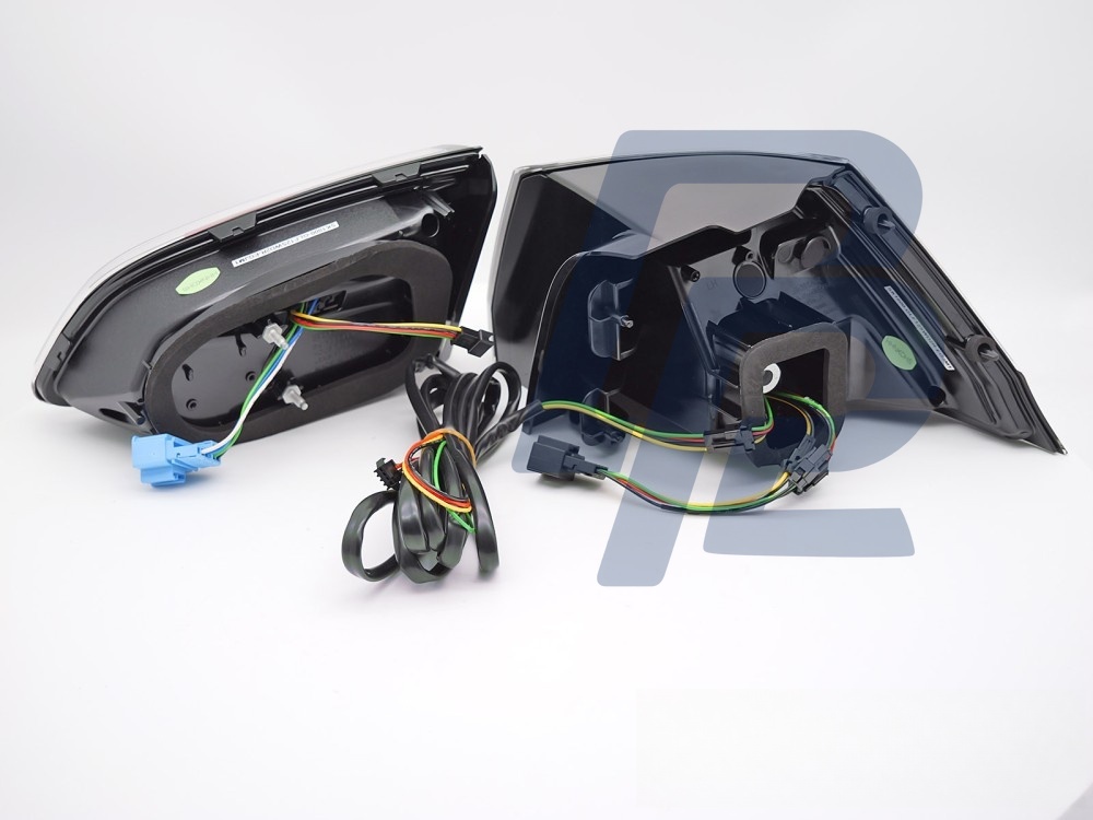 LED Tail Lights Black W/Redseq for VW Golf 7 2017–2019 SW - 5