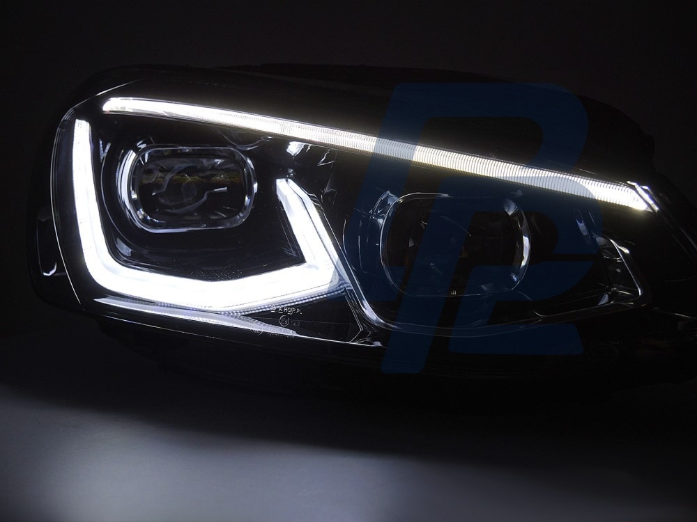 Full LED Headlights Light Black for VW Golf VII 2014–2017 - 2