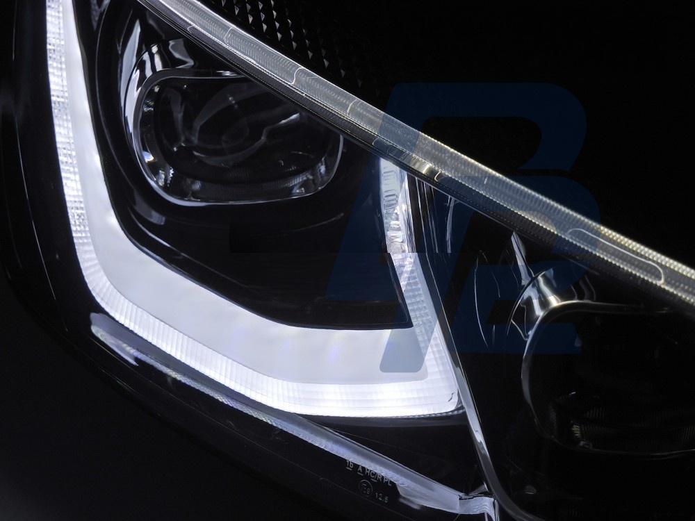 Full LED Headlights Light Black for VW Golf VII 2014–2017 - 3