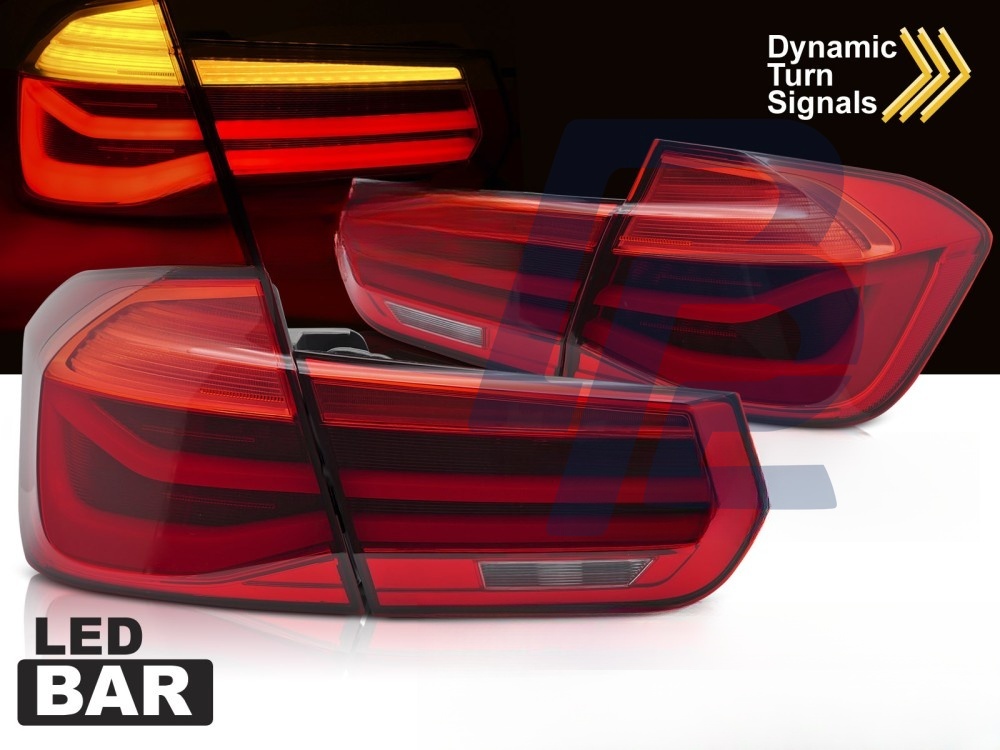 LED Bar Sequential Tail Lights Red for BMW F30 2011–2018 - 4