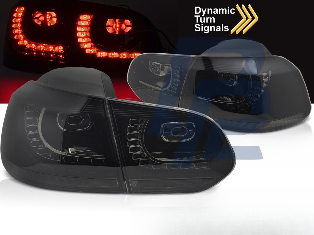 LED Tail Lights Smoked Sequential for VW Golf 6 2008–2013 - 4