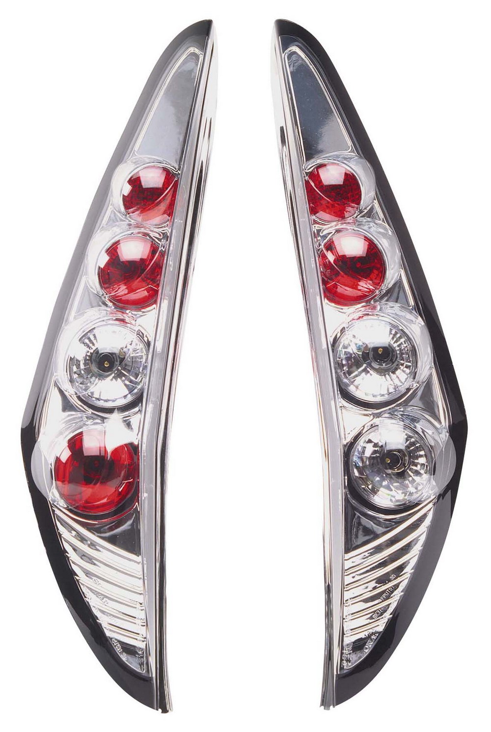 FIAT PUNTO 00-02 3D CHROME TAILLIGHTS