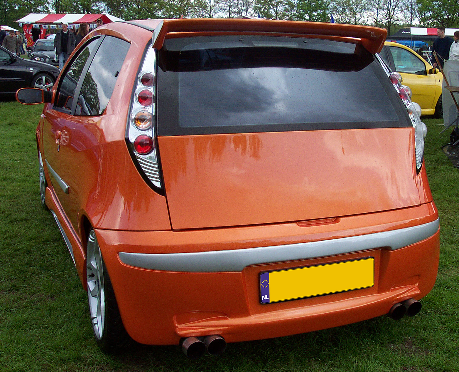 FIAT PUNTO 00-02 3D CHROME TAILLIGHTS - 2