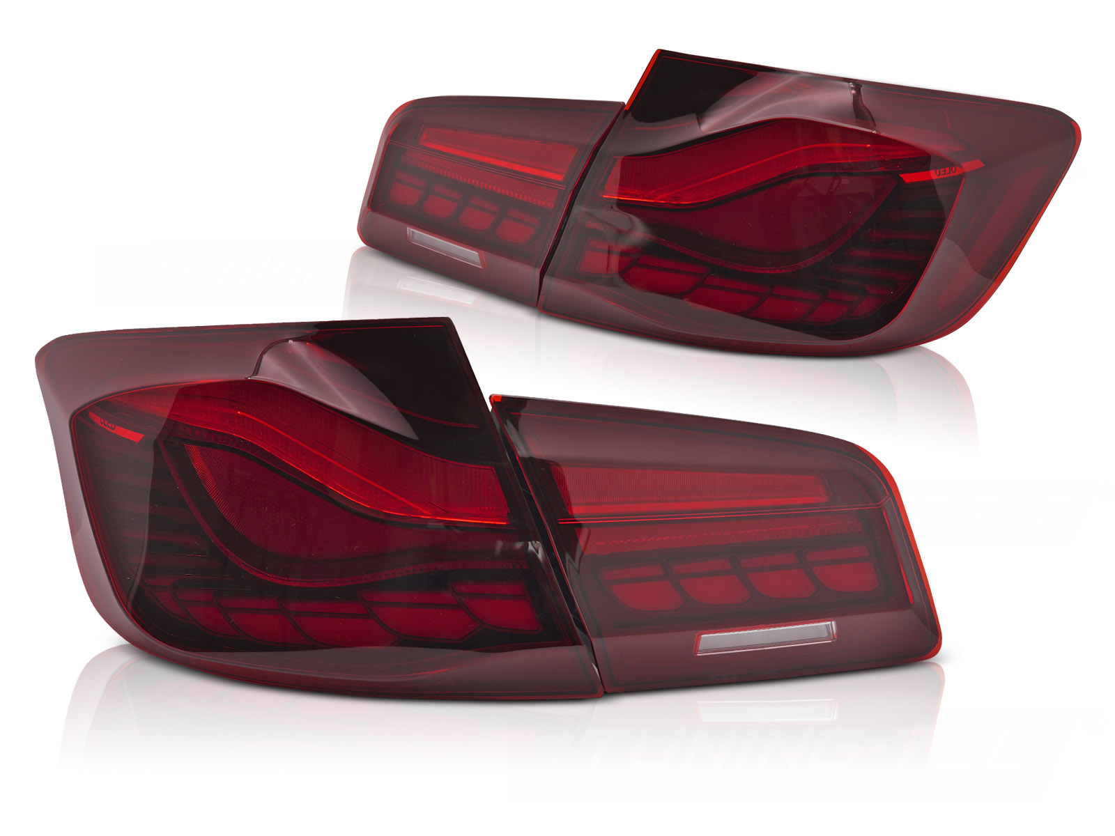 OLED SEQ BAKLYKTOR RÖD TILL BMW F10 2010-2016