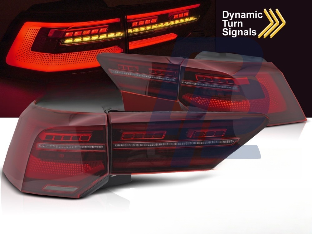 LED Tail Lights Red LED Sequential for VW Golf VIII 2019–2024 - 5