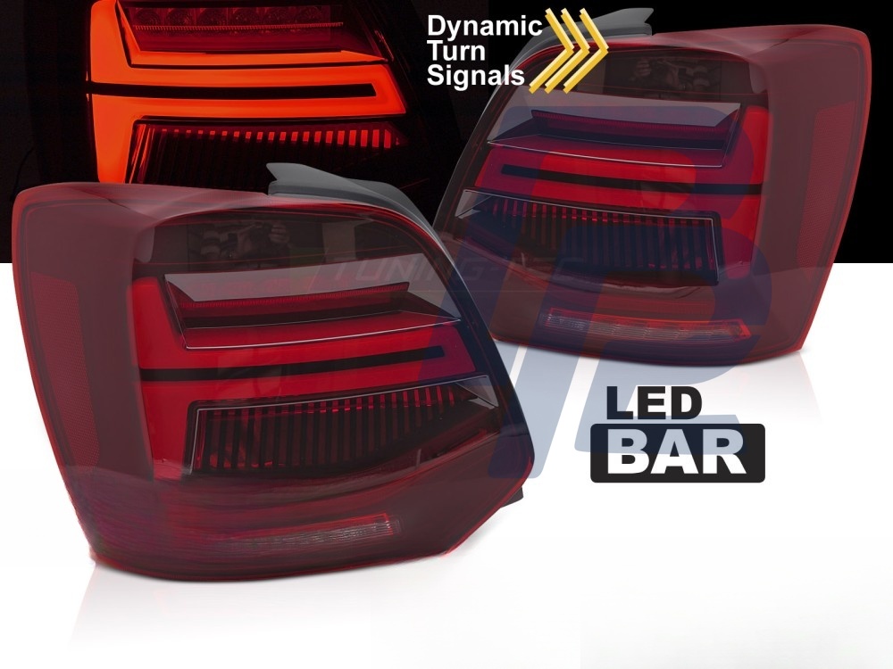 LED Tail Lights Red LED Bar for VW Polo V 2009–2017 - 5