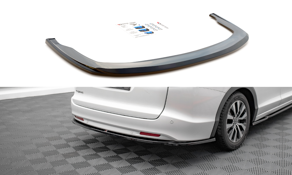Central Rear Splitter Honda Civic Tourer MK9 (2011-2014)