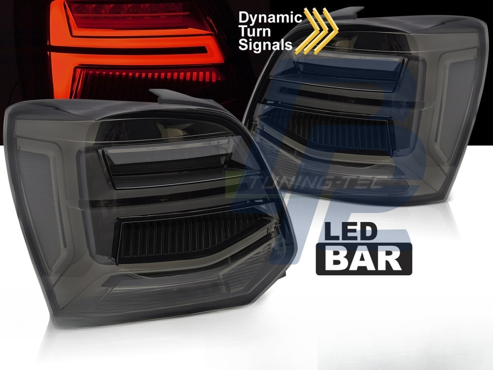 LED Tail Lights Smoked LED Bar for VW Polo V 2009–2017 - 4