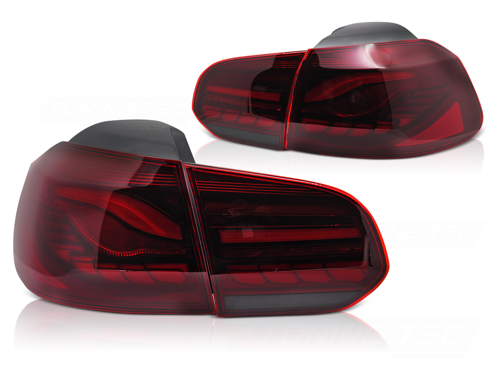 LED-BAKLYKTOR RÖD LED OLED TILL VW GOLF 6 2008-2013