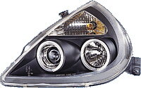 FORD KA 96+ BLACK ANGELEYE HEADLIGHTS
