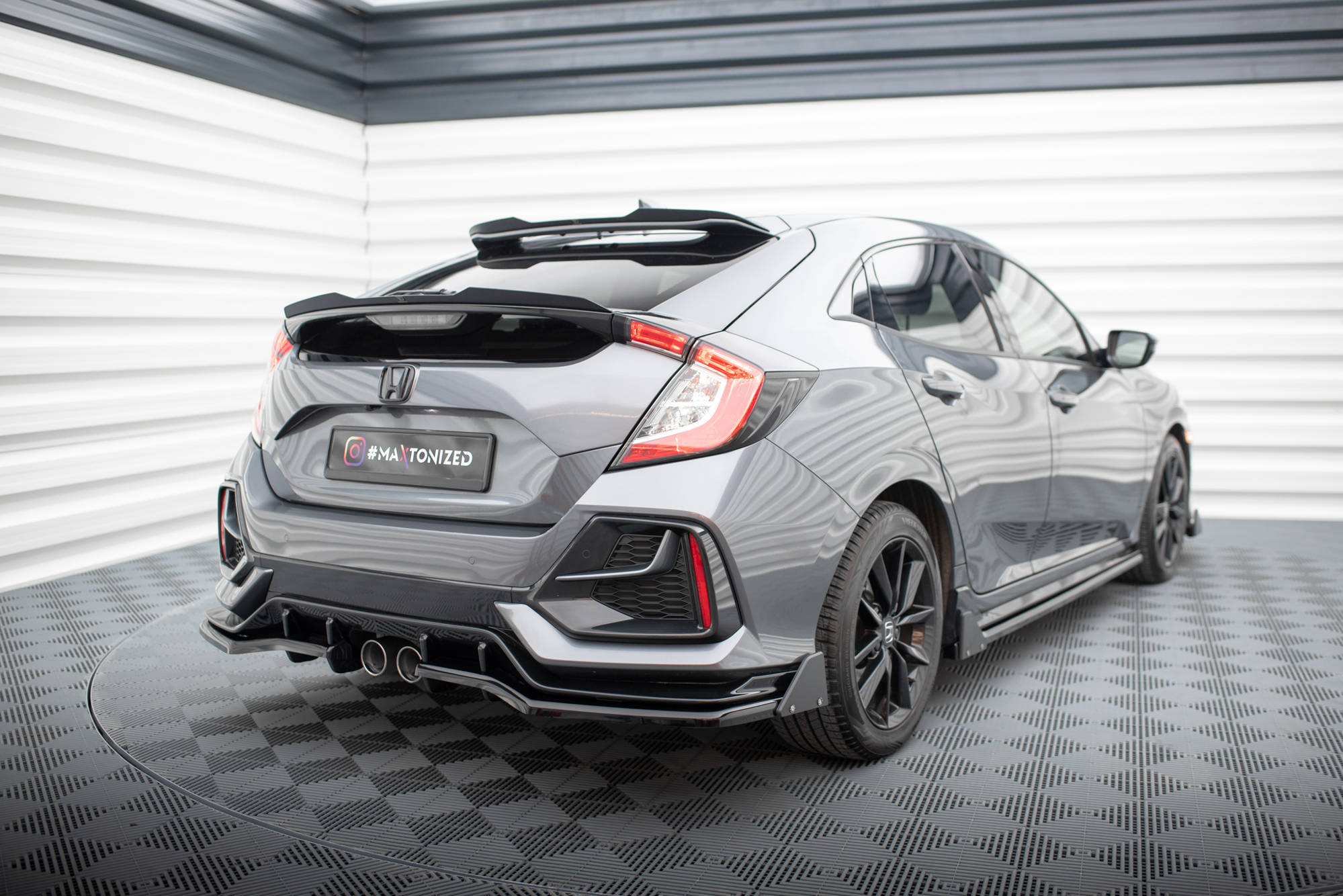 Lower Spoiler CAP Honda Civic Sport Mk 10 - 5