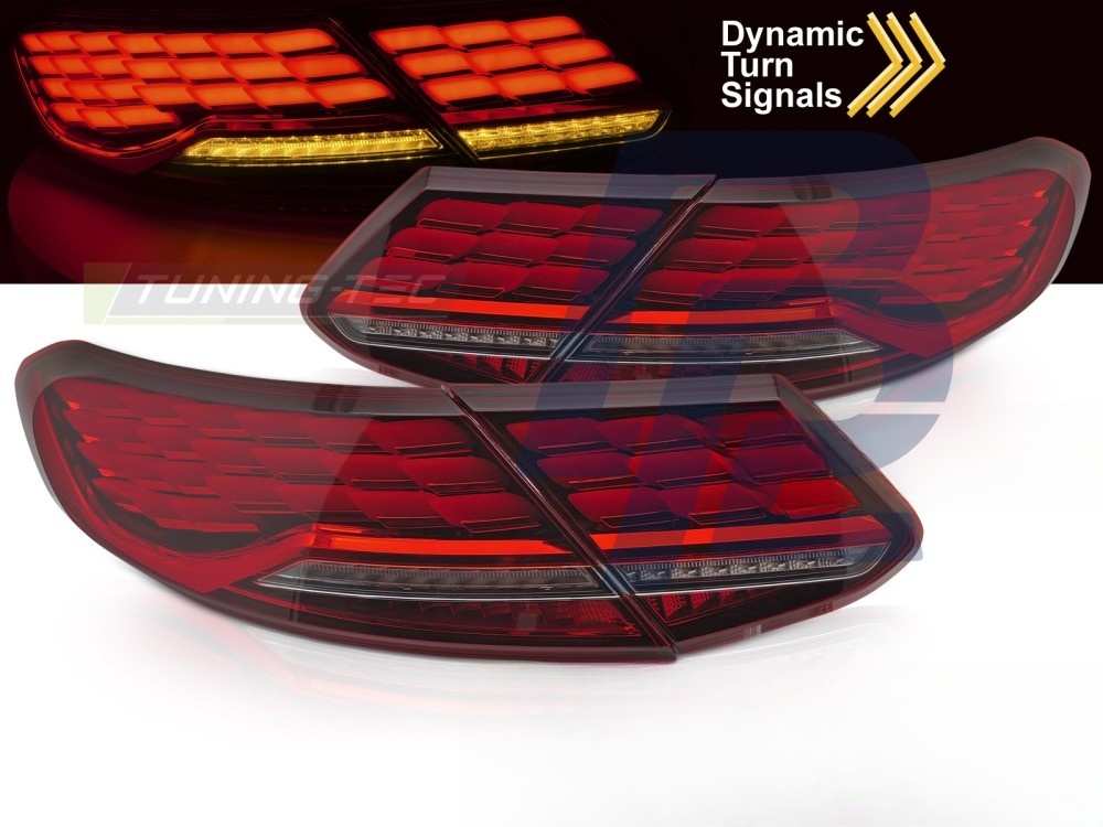 LED Tail Lights Red for Mercedes C-Class C205 2015–2023 Oe LED - 5