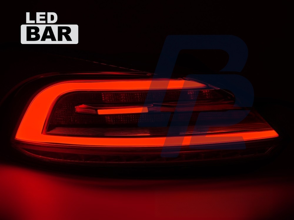 LED Bar Tail Lights Red Sequential for VW Scirocco III 2008–2014 - 2