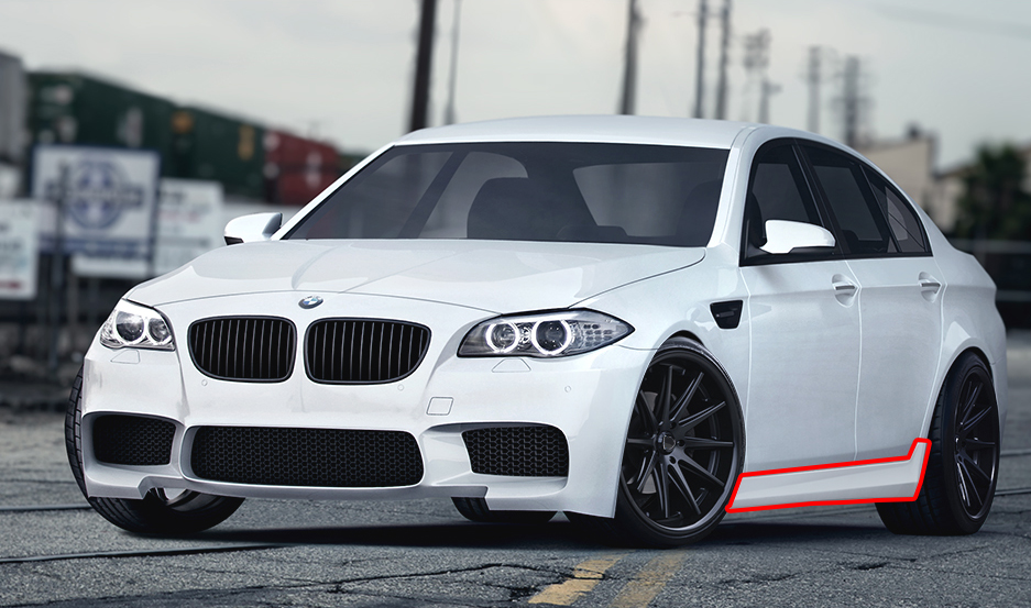 BMW 5 F10 11+ M5 LOOK SIDESKIRTS [AUTOR]