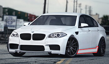 BMW 5 F10 11+ M5 LOOK SIDESKIRTS [AUTOR]
