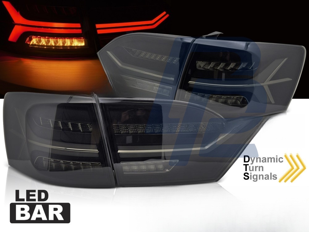 LED Bar Tail Lights Smoked for VW Jetta VI 2011–2014 - 5