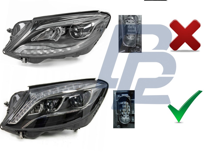 Full LED Headlights Black for Mercedes W222 2013–2017 - 6