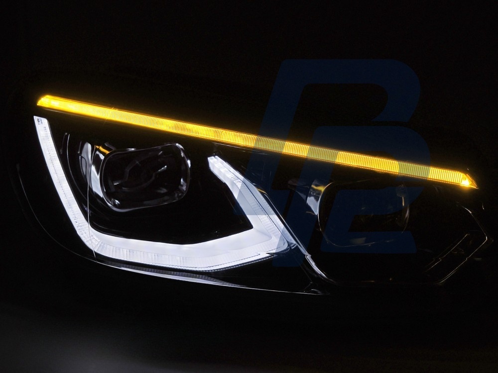 Full LED Headlights Black for VW Golf 6 2008–2013 - 4