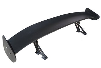 UNIVERSAL LIGHTWEIGHT BLACK FRP SPOILER GT STYLE V2 7 INCH