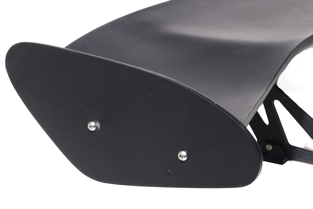 UNIVERSAL LIGHTWEIGHT BLACK FRP SPOILER DRFT STYLE 7 INCH - 7