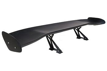 UNIVERSAL LIGHTWEIGHT BLACK FRP SPOILER DRFT STYLE 7 INCH