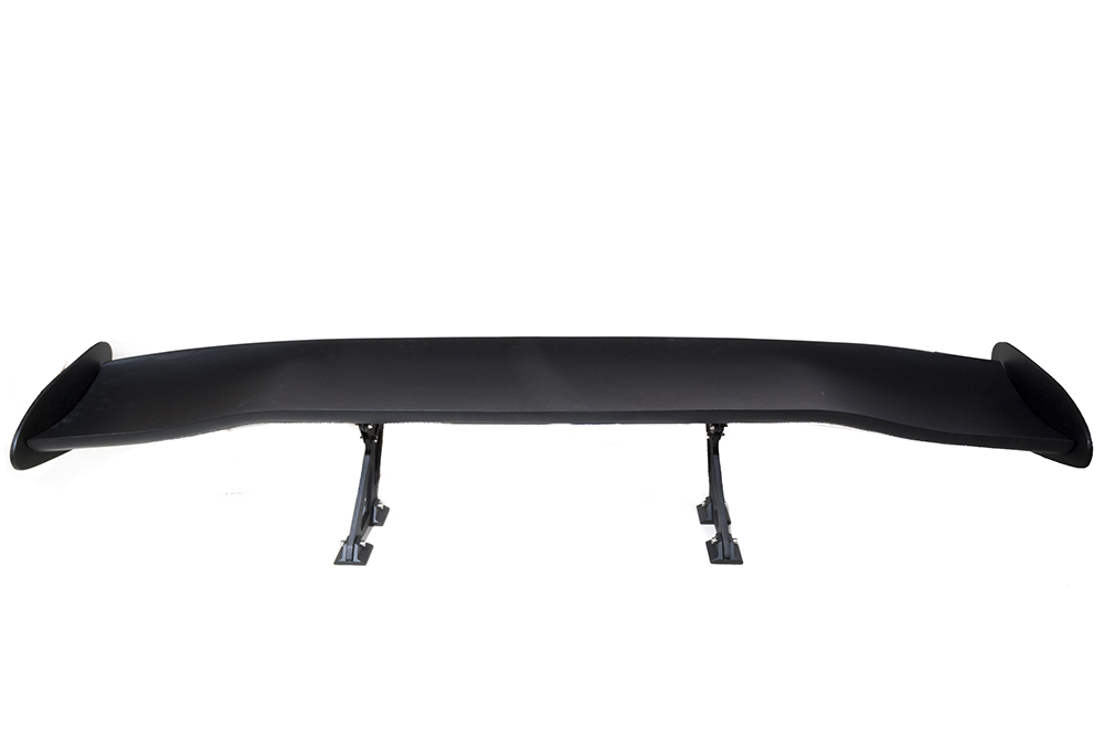 UNIVERSAL LIGHTWEIGHT BLACK FRP SPOILER DRFT STYLE 7 INCH - 4