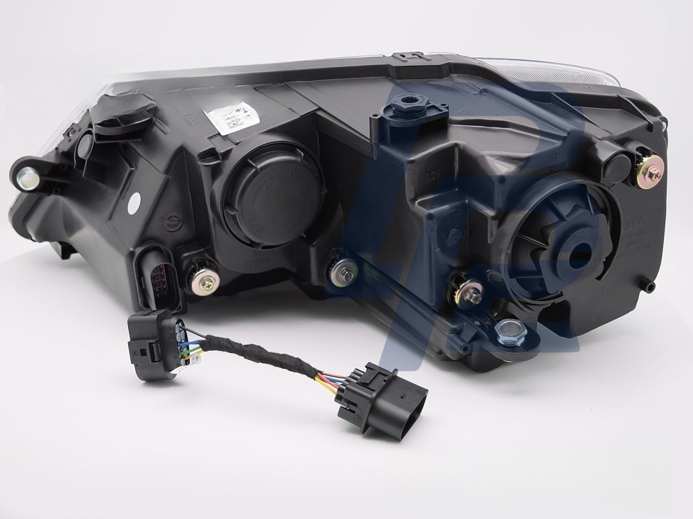 Headlights Tube Light Black for VW Jetta VI 2011–2018 - 3