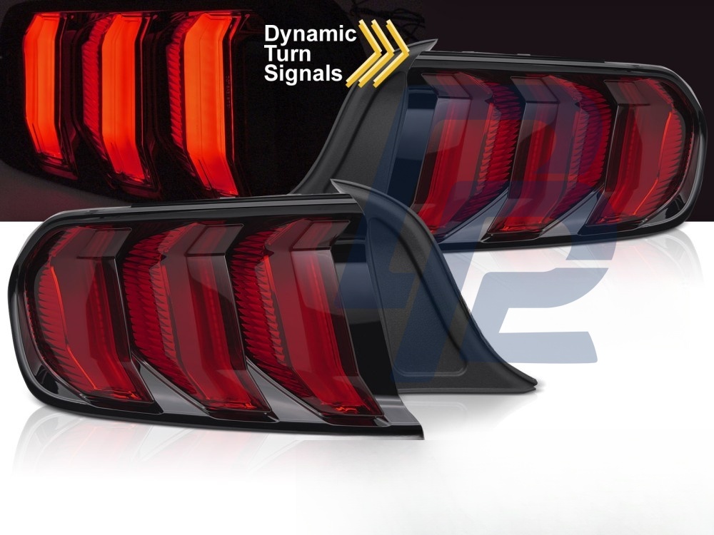 Tail Lights for Ford Mustang 2014–2022 Red LED - 3