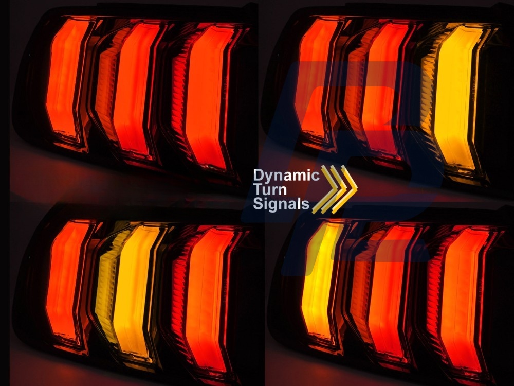 Tail Lights for Ford Mustang 2014–2022 Smoked LED - 3