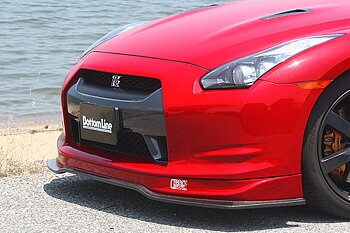 NISSAN GTR 07-10 CHARGESPEED GLASFIBER FRÄMRE LÄPP