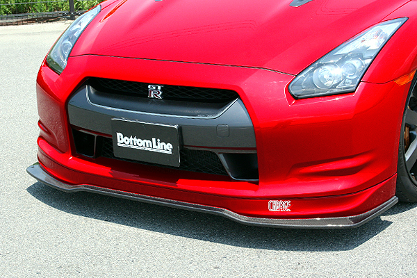 NISSAN GTR 07-10 CHARGESPEED FIBERGLASS FRONT LIP - 3
